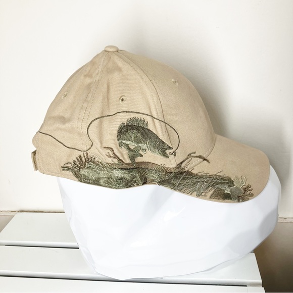 Dri-Duck Wildlife Series Brown Fishing Hat Cap EUC - Picture 2 of 4